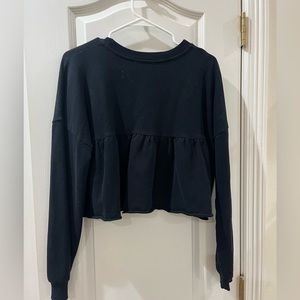Zara black crop sweater